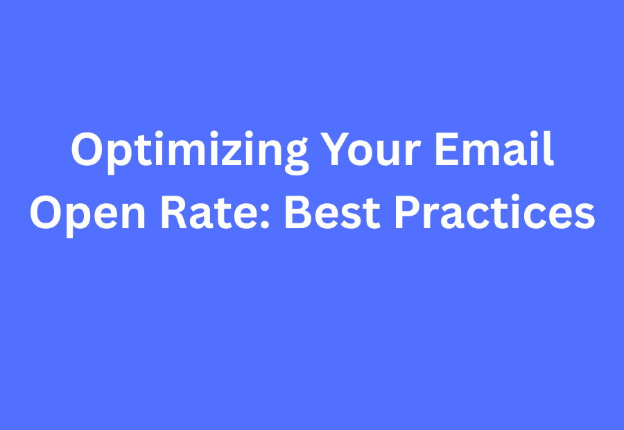 email open rate best practices