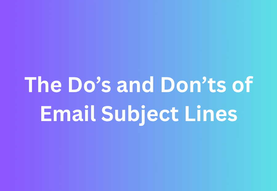 email subject lines tips