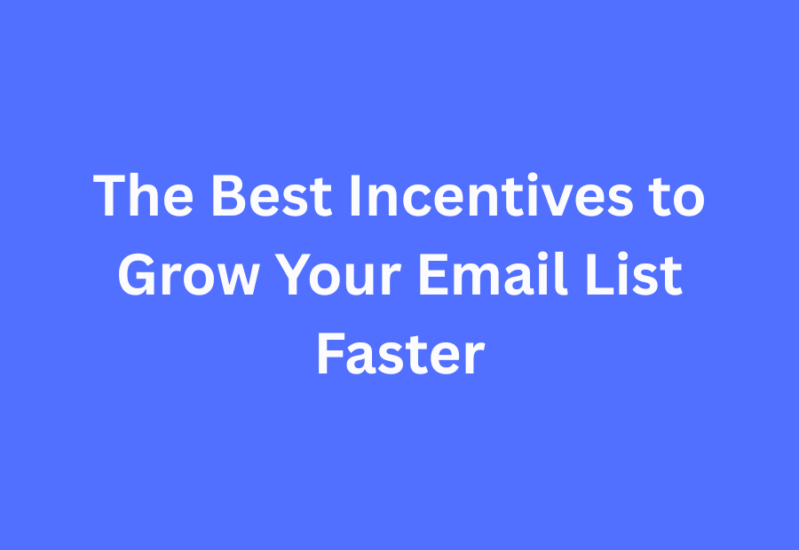 email subscriber incentives