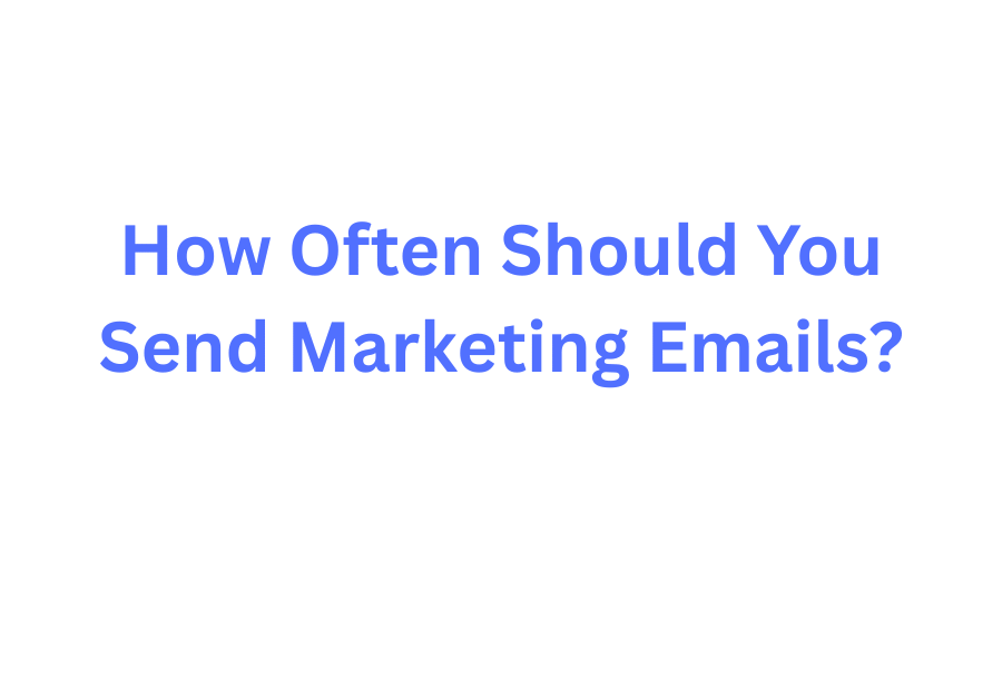 Email marketing frequency calendar showing optimal sending schedule with engagement metrics and best practices