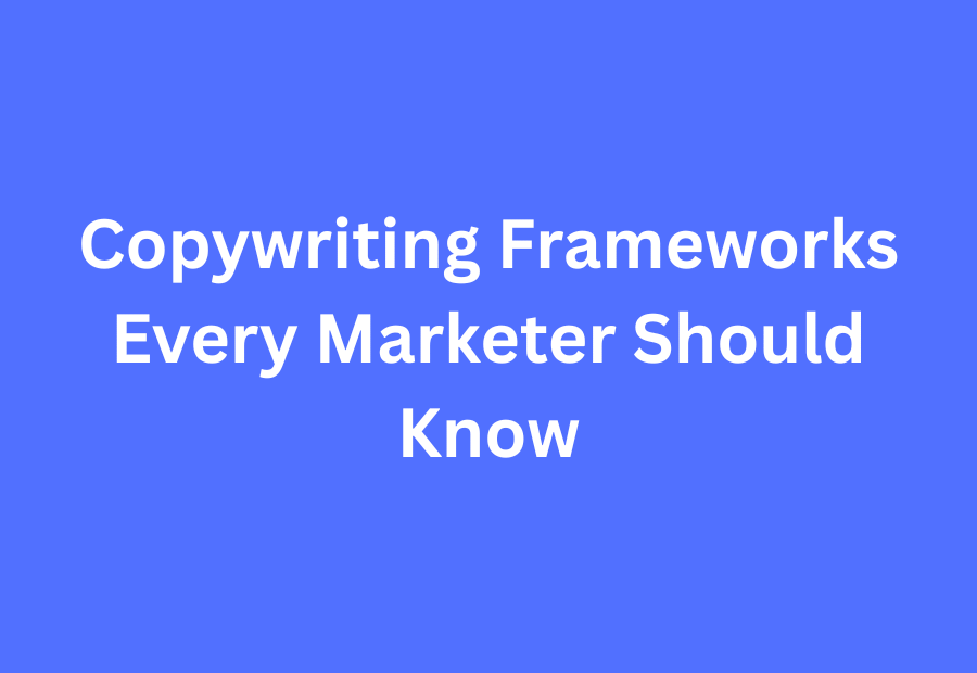 Copywriting framework application across marketing channels