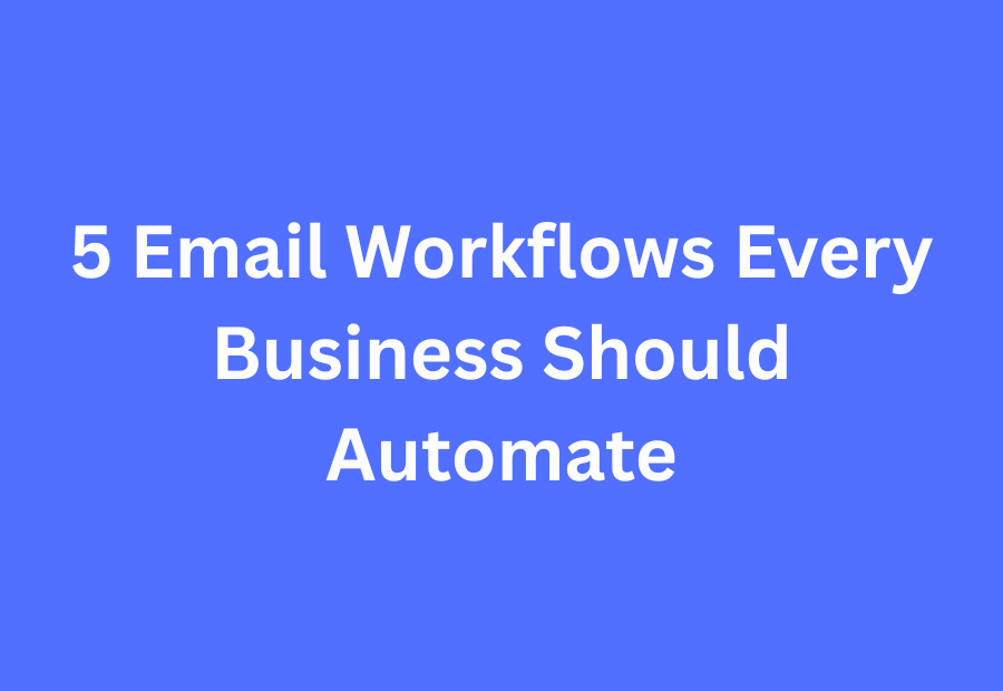 Email Workflow automation