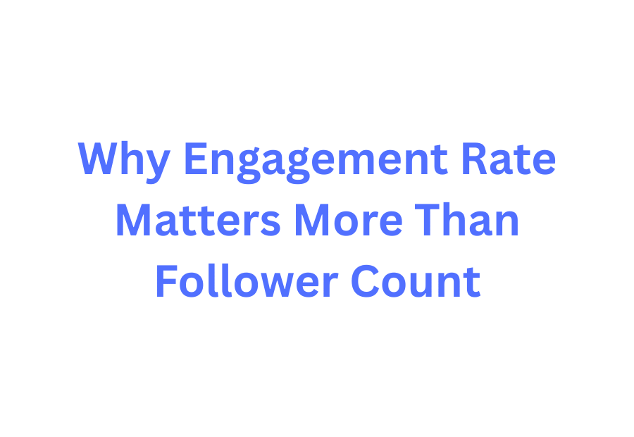 Social media engagement rate graph showing higher conversion rates compared to follower count metrics