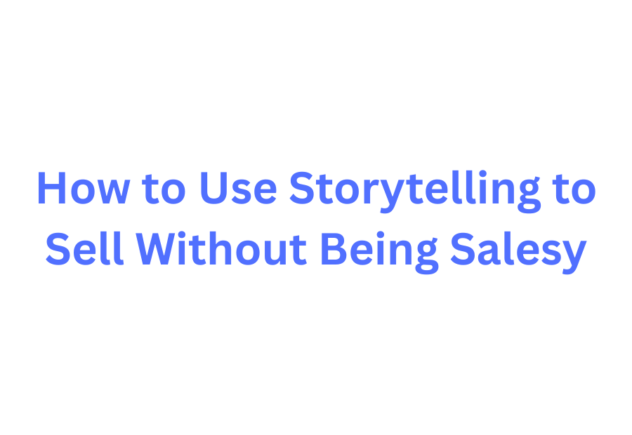 Business owner using storytelling techniques in sales presentation