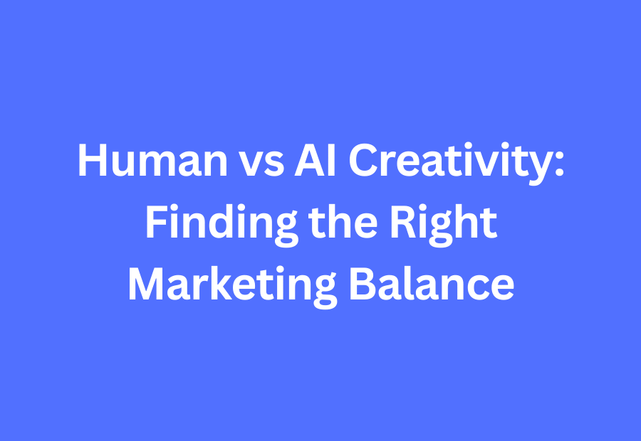 Human vs AI Creativity Finding the Right Marketing Balance